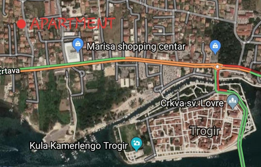 Apartman Tim Трогир Экстерьер фото